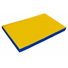Мат гимнастический 2х1х0,08м цв. синий-желтый в Режи - rezh.mebel24.online | фото