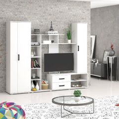 Шкаф Торонто (Белый текстурный) в Режи - rezh.mebel24.online | фото 2