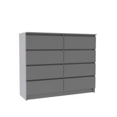 МОРИ МК 1200.8 Комод (графит) в Режи - rezh.mebel24.online | фото 2
