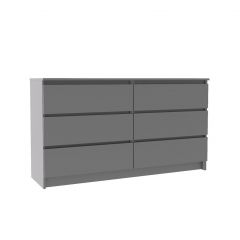 МОРИ МК 1380.6 Комод (графит) в Режи - rezh.mebel24.online | фото 2