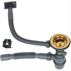 Мойка D400G Octavia MELANA Profline 1,2/200 ЗОЛОТО врезная фигурная D400G в Режи - rezh.mebel24.online | фото 2