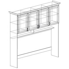 Надставка кровати №864 "Ралли" в Режи - rezh.mebel24.online | фото 2