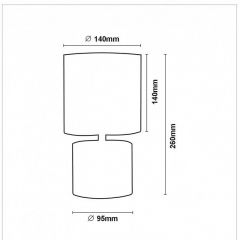 Настольная лампа декоративная Lucide Greasby 47502/81/38 в Режи - rezh.mebel24.online | фото 4