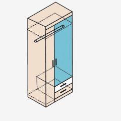 НИКА Н10з Шкаф для одежды в Режи - rezh.mebel24.online | фото 4