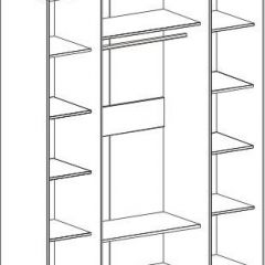 НИКОЛЬ МС Спальный гарнитур в Режи - rezh.mebel24.online | фото 7