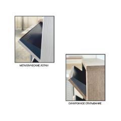Обувница Комфорт Ф 001 Фасад 3D Жалюзи (4 секции) в Режи - rezh.mebel24.online | фото 9