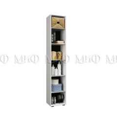 НЭНСИ NEW Пенал 500 (Белый глянец холодный/Белый) в Режи - rezh.mebel24.online | фото 2