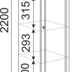 Пенал М04 Беатрис (дуб млечный) в Режи - rezh.mebel24.online | фото 2