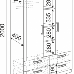 Подростковая Волкер (модульная) в Режи - rezh.mebel24.online | фото 11