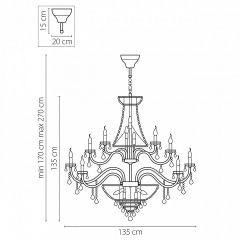 Подвесная люстра Osgona Classic 700511 в Режи - rezh.mebel24.online | фото 3