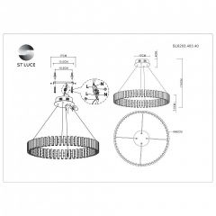 Подвесная люстра ST-Luce Estense SL6203.403.40 в Режи - rezh.mebel24.online | фото 5