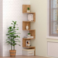 Полка угловая (ЛДСП Дуб крафт золотой) в Режи - rezh.mebel24.online | фото