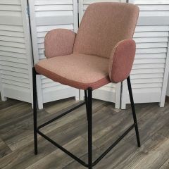 Полубарный стул NYX (H=65cm) VF109 розовый / VF110 брусничный М-City в Режи - rezh.mebel24.online | фото