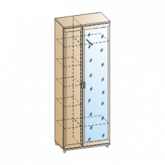 Прихожая Мелисса композиция 1 (Акация Молдау) в Режи - rezh.mebel24.online | фото 2