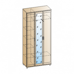 Прихожая Мелисса композиция 2 (Ясень Асахи) в Режи - rezh.mebel24.online | фото 2