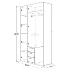 Шкаф 3-х дверный Ольга-14 в Режи - rezh.mebel24.online | фото 2