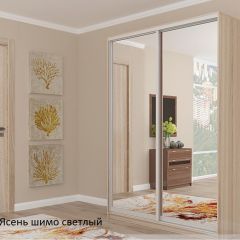 Шкаф №5 1.5-2 Оптима 2300х1504х452 (фасад 2 зеркала) в Режи - rezh.mebel24.online | фото 5