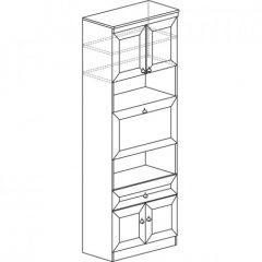 Шкаф барный №605 "Инна" Денвер светлый в Режи - rezh.mebel24.online | фото 2