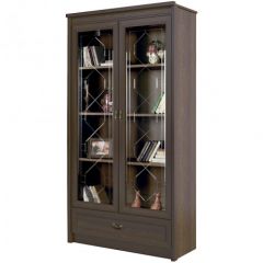 Шкаф для книг №667 "Флоренция" Дуб оксфорд в Режи - rezh.mebel24.online | фото