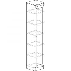 Шкаф для посуды №602 "Инна" Денвер светлый в Режи - rezh.mebel24.online | фото 3