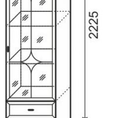 Шкаф для посуды Венеция 9 бодега в Режи - rezh.mebel24.online | фото 3