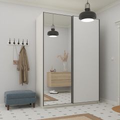 Шкаф-купе 1400 серии SOFT D1+D3+B2+PL1 (2 ящика+1штанга) профиль «Графит» в Режи - rezh.mebel24.online | фото 4