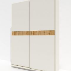 Шкаф-купе 1400 серии SOFT D6+D6+B2+PL3 (2 ящика+2штанги) профиль «Капучино» в Режи - rezh.mebel24.online | фото 2