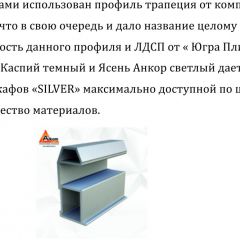 Шкаф-купе 1500 серии SILVER S1+S1+B2+PL2 (2 ящика+1 штанга+1 полка) профиль «Серебро» в Режи - rezh.mebel24.online | фото 4