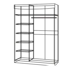 Шкаф-купе 1600 без зеркала "Мария-Луиза 6.16" в Режи - rezh.mebel24.online | фото 4