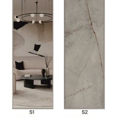 Шкаф-купе 1700 серии SILVER S1+S1+B2+PL2 (2 ящика+1 штанга+1 полка) профиль «Серебро» в Режи - rezh.mebel24.online | фото 7