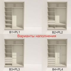 Шкаф-купе 1800 серии SOFT D1+D3+B2+PL1 (2 ящика+1штанга) профиль «Графит» в Режи - rezh.mebel24.online | фото 5