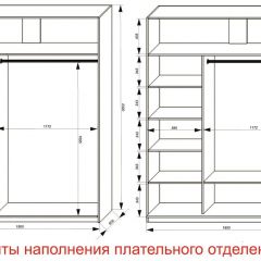 Шкаф-купе 1800 серии SOFT D6+D4+B2+PL2 (2 ящика+1штанга+1 полка) профиль «Капучино» в Режи - rezh.mebel24.online | фото 8