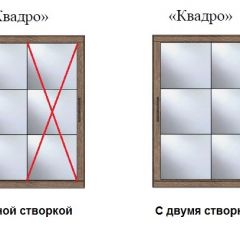 Шкаф-купе №19 Серия 3 Квадро (2000) Ясень Анкор светлый в Режи - rezh.mebel24.online | фото 3