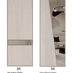 Шкаф-купе 1950 серии SILVER S7+S1+S7Z B22+PL1 (по 2 ящика лев/прав+1штанга) профиль «Серебро» в Режи - rezh.mebel24.online | фото 14
