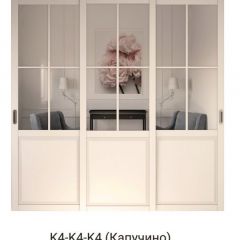 Шкаф-купе 2450 серии NEW CLASSIC K6Z+K1+K6+B22+PL2 (по 2 ящика лев/прав+1 штанга+1 полка) профиль «Капучино» в Режи - rezh.mebel24.online | фото 16