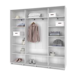 МАРТИН Шкаф-купе с зеркалами Анкор светлый (2200*450) М423 в Режи - rezh.mebel24.online | фото 2