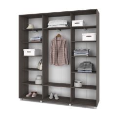 МАРТИН Шкаф-купе с зеркалами Анкор темный (2000*450) М403 в Режи - rezh.mebel24.online | фото 2