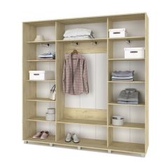 МАРТИН Шкаф-купе с зеркалом Ирландский дуб (2200*450) М422 в Режи - rezh.mebel24.online | фото 2