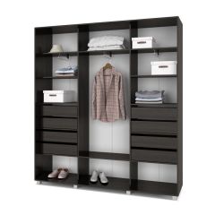 МАРТИН Шкаф-купе с зеркалом Венге (2200*450) М422 в Режи - rezh.mebel24.online | фото 4