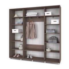 МАРТИН Шкаф-купе Шимо темный (2200*450) М421 в Режи - rezh.mebel24.online | фото 2