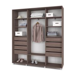 МАРТИН Шкаф-купе Шимо темный (2200*450) М421 в Режи - rezh.mebel24.online | фото 4