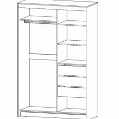 РИВЬЕРА Шкаф-купе 2х створчатый в Режи - rezh.mebel24.online | фото 2