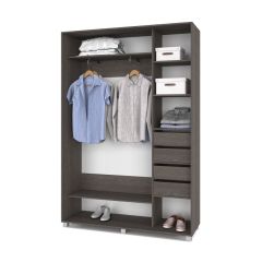 РОЛАНД Шкаф-купе Анкор темный (450*1500) Р451 в Режи - rezh.mebel24.online | фото 4