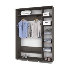 РОЛАНД Шкаф-купе Анкор темный (450*1600) Р461 в Режи - rezh.mebel24.online | фото 3