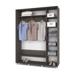РОЛАНД Шкаф-купе Анкор темный (450*1700) Р471 в Режи - rezh.mebel24.online | фото 3