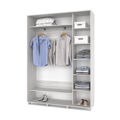 РОЛАНД Шкаф-купе с зеркалами Шимо светлый (450*1600) Р463 в Режи - rezh.mebel24.online | фото 3