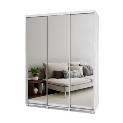РОЛАНД Шкаф-купе с зеркалами Шимо светлый (450*1700)  Р473 в Режи - rezh.mebel24.online | фото