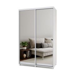 РОЛАНД Шкаф-купе с зеркалами Шимо светлый (600*1400) Р643 в Режи - rezh.mebel24.online | фото