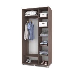 РОЛАНД Шкаф-купе с зеркалами Шимо темный (600*1100) Р613 в Режи - rezh.mebel24.online | фото 2
