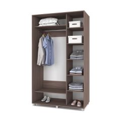 РОЛАНД Шкаф-купе с зеркалами Шимо темный (600*1400) Р643 в Режи - rezh.mebel24.online | фото 2